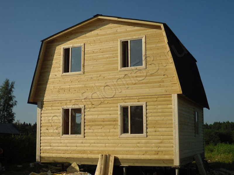 Сушка деревянного дома после строительства